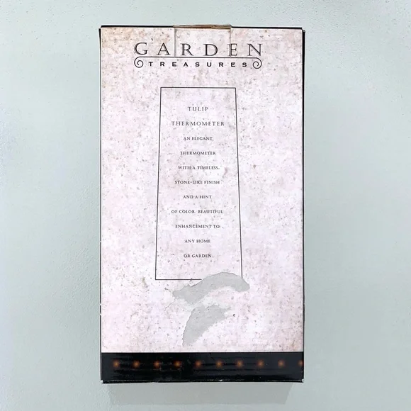 Pink Tulip Indoor/Outdoor Resin Thermometer Wall Decor - Picture 8 of 9